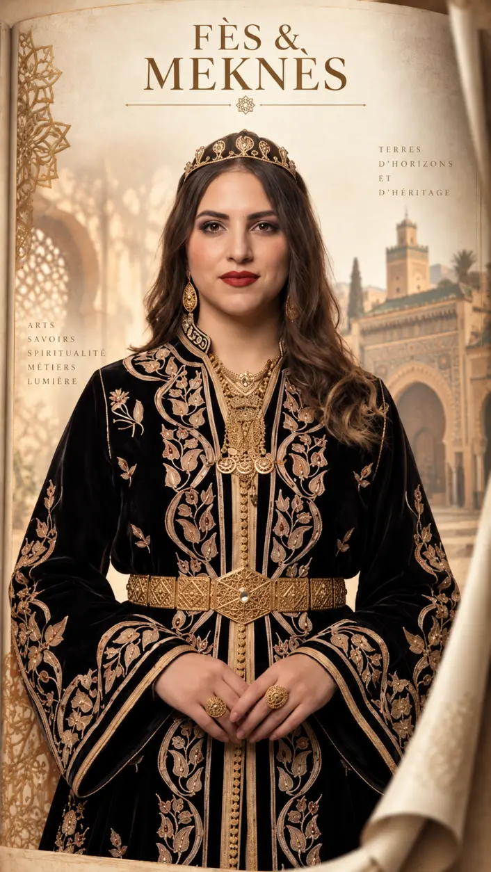 Évocation artistique de Fès et Meknès